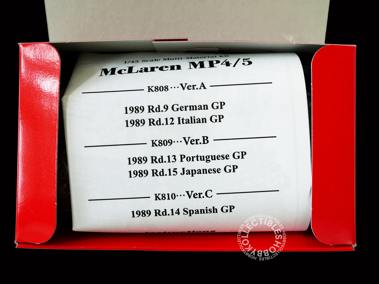 MFH Model Factory Hiro 1/43 McLaren MP4/5 A. Senna ver.C K810
