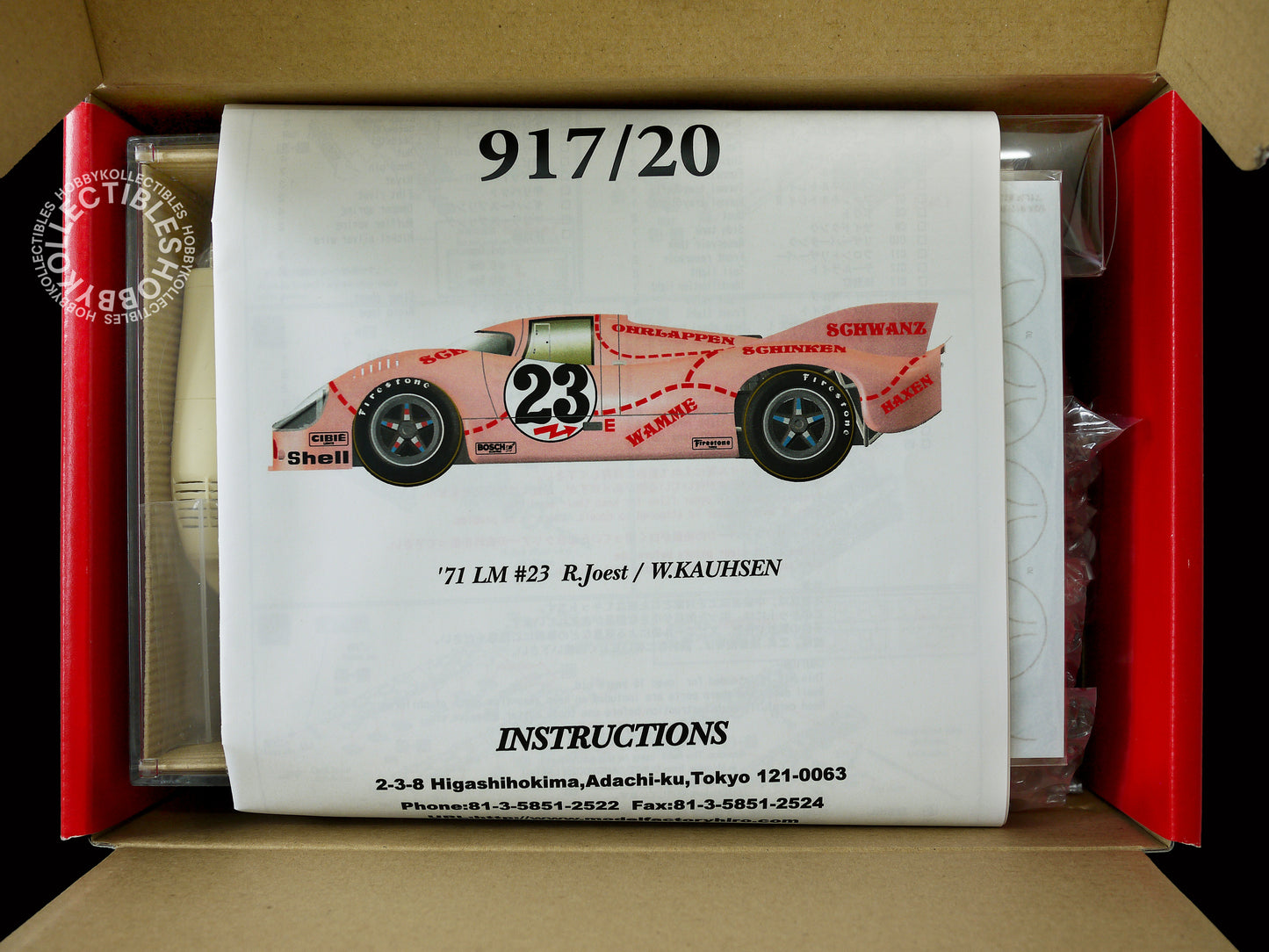 MFH 1/24 Porsche 917/20 Pink Pig Le Mans Full Detail Kit K-280