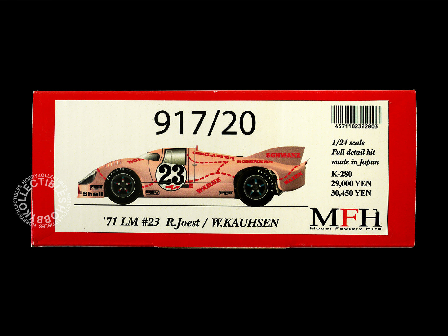 MFH 1/24 Porsche 917/20 Pink Pig Le Mans Full Detail Kit K-280