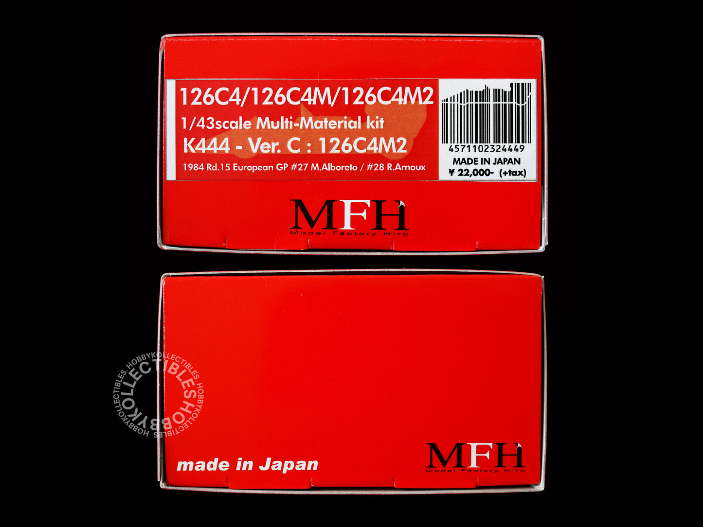 MFH 1/43 Ferrari 126C4M2 F1 Racing Car ver.C K444 Metal Kit 2025