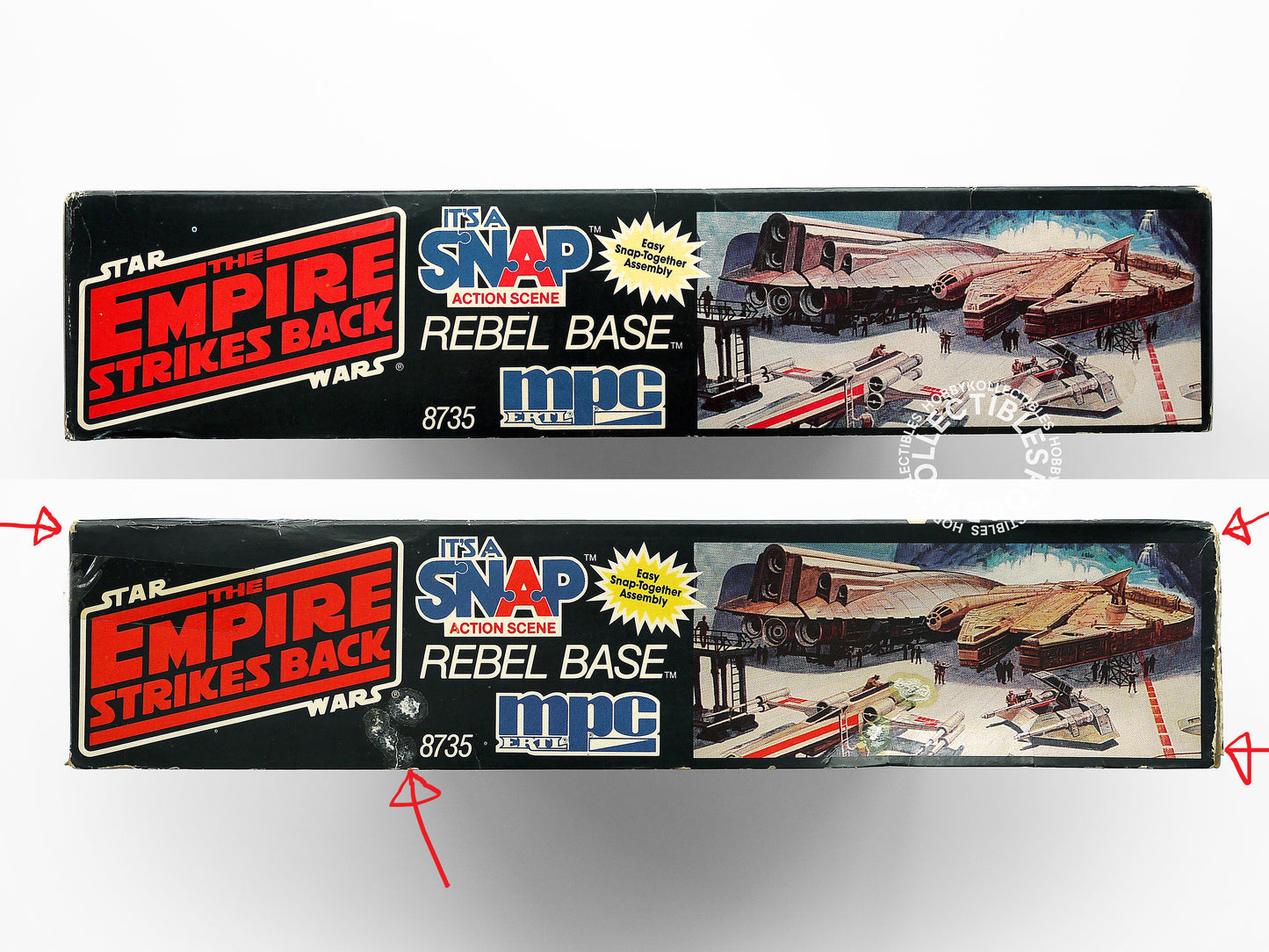 MPC/ERTL Vintage Star Wars ESB Rebel Base Action Scence Model Kit