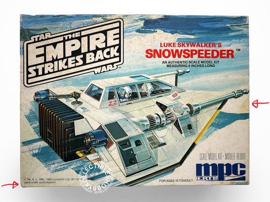 MPC Star Wars ESB Luke SkyWalker's Snow Speeder 8" Plastic Model Kit