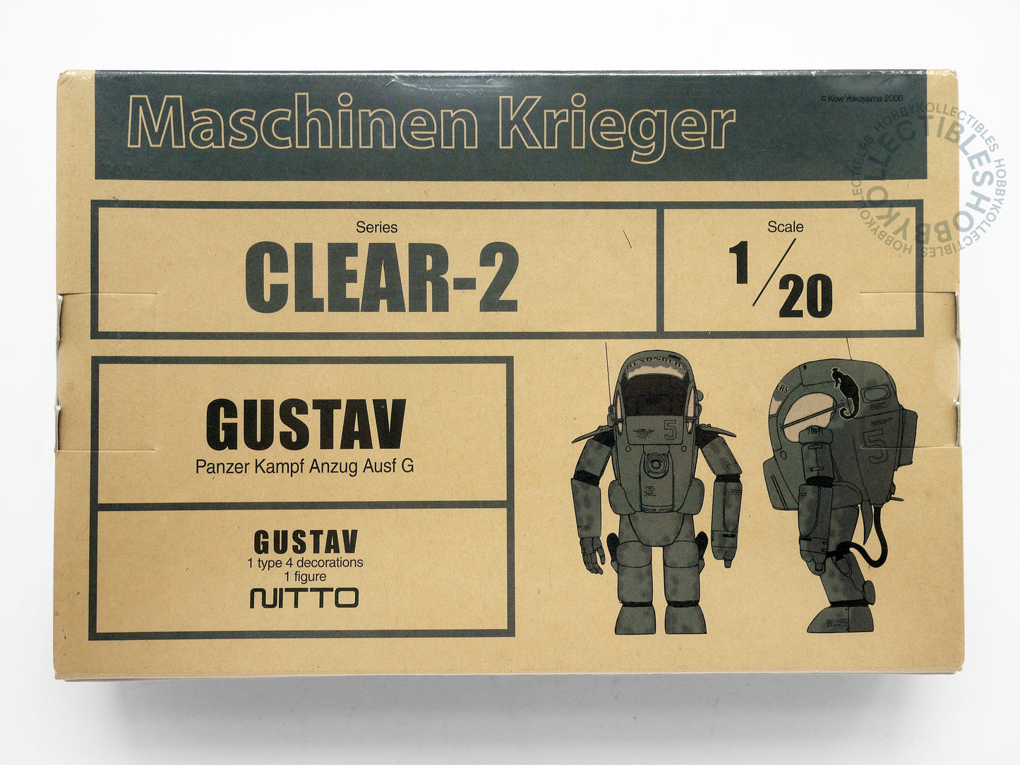 Ma.K Nitto Vintage SF3D 1/20 Clear-2 Gustav Special Edition Factory Sealed!!