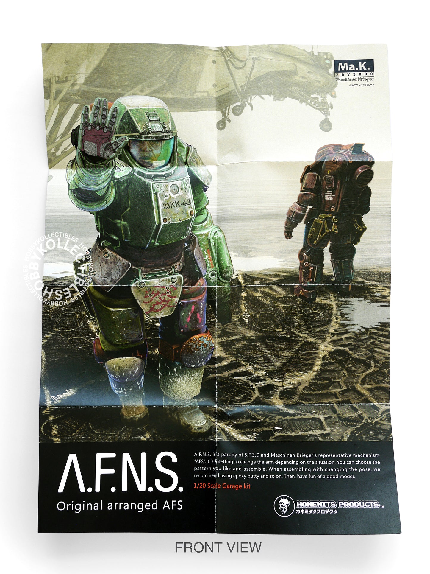 Ma.K Honemits SF3D 1/20 Original Arranged AFS Resin Model Kit
