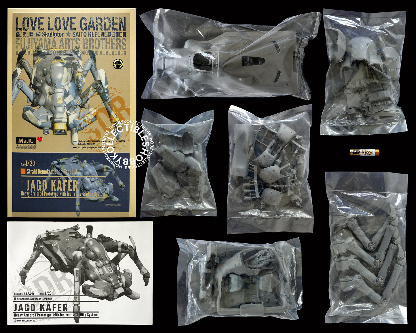 Ma.K Love Love Garden SF3D 1/20 Jagd Käfer Resin Model Kit