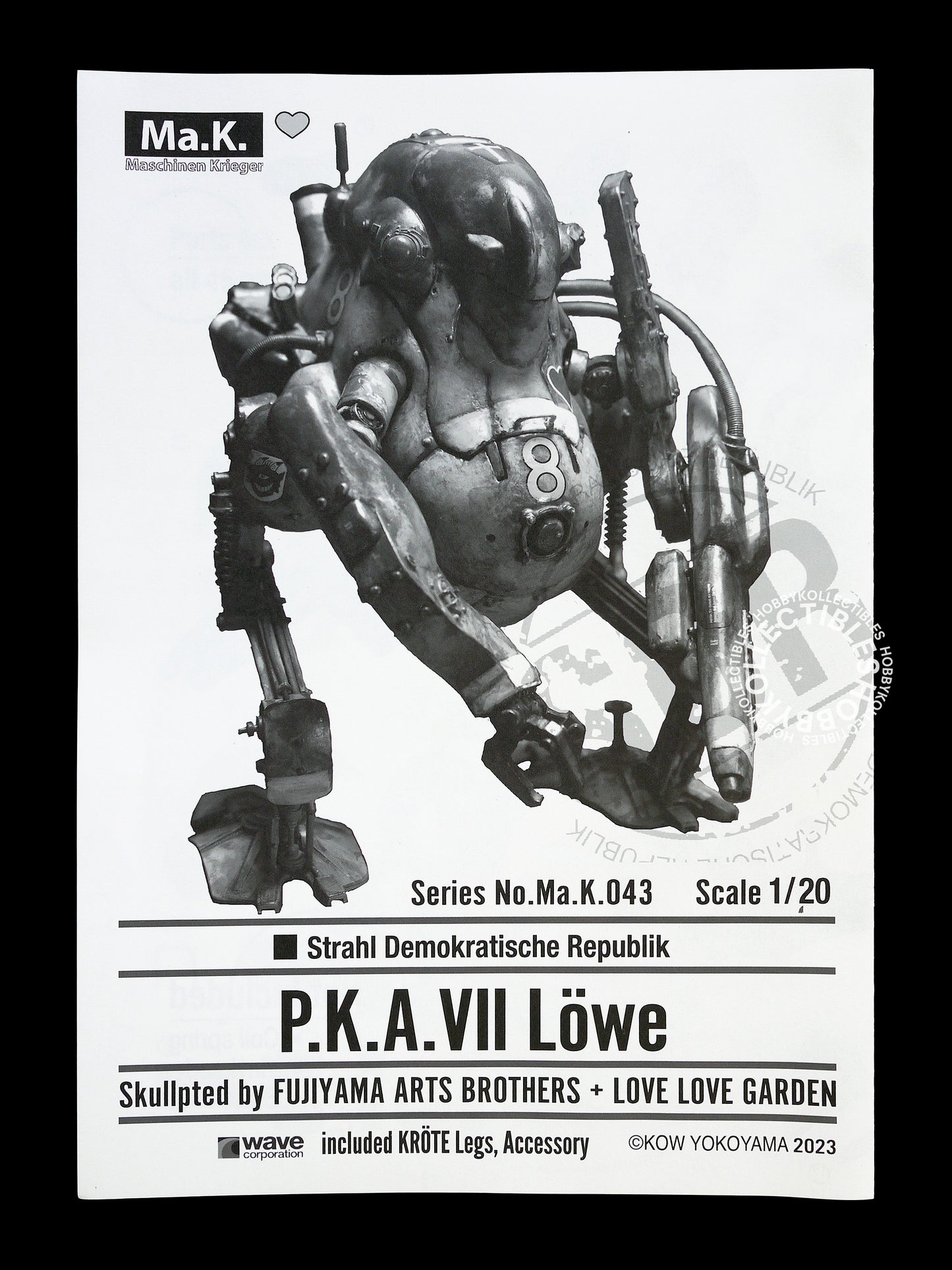 Ma.K Love Love Garden 1/20 Mecha PKA Löwe Resin/Plastic Model Kit