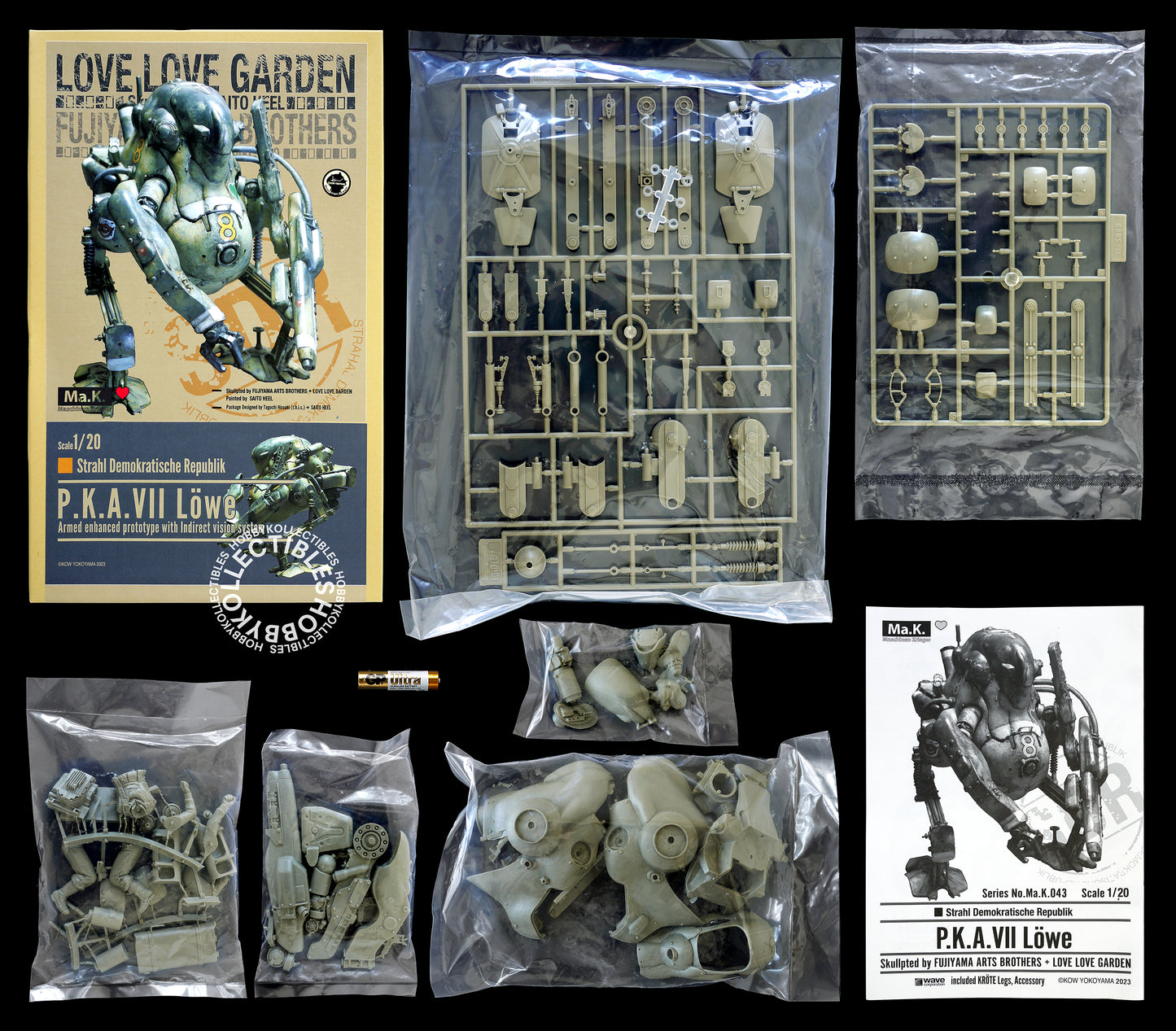 Ma.K Love Love Garden 1/20 Mecha PKA Löwe Resin/Plastic Model Kit