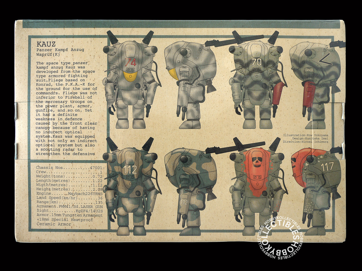 Ma.K Nitto SF3D 1/20 Mecha PKAW Kauz Factory Sea Model Kit