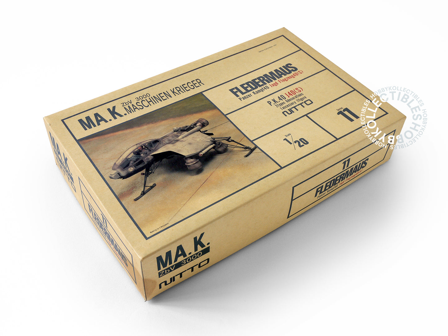 Ma.K Nitto SF3D Vintage 1/20 Fledermaus P.K.40 Model Kit
