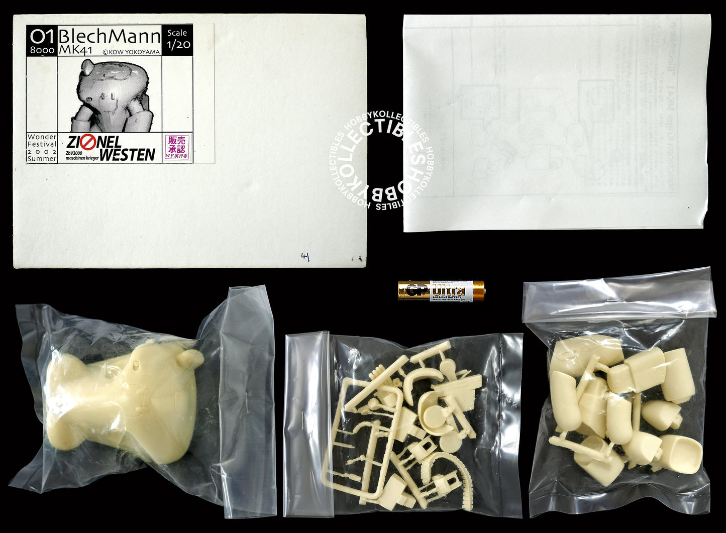 Ma.K SF3D Zionel Westen 1/20 Blech Mann WF Resin Model Kit