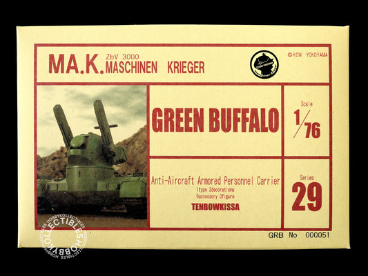 Ma.K Tenbowkissa SF3D 1/76 Green Buffalo Resin Model Kit
