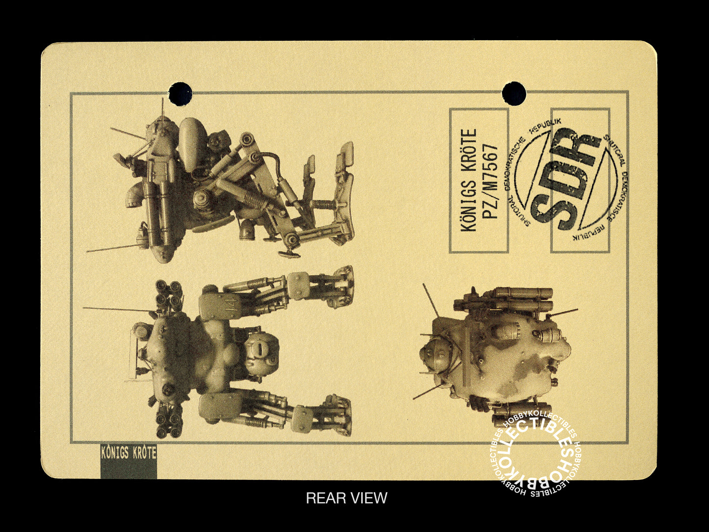 Tenbowkissa Ma.k SF3D 1/76 Mecha Königs Kröte Resin Model Kit
