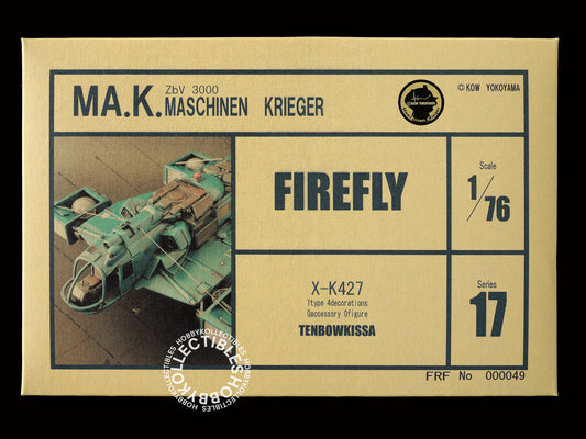 Tenbowkissa Ma.k SF3D 1/76 FireFly X-K427 Resin Model Kit