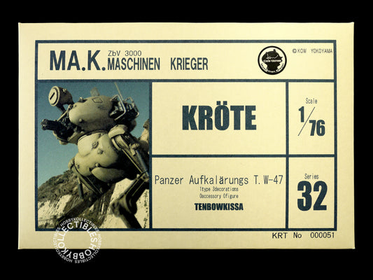 Ma.K Tenbowkissa SF3D 1/76 Kröte #32 Mecha Resin Model Kit
