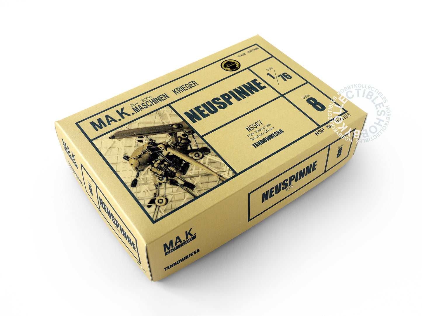 Ma.K Tenbowkissa SF3D 1/76 Neuspinne Mecha Resin Model Kit