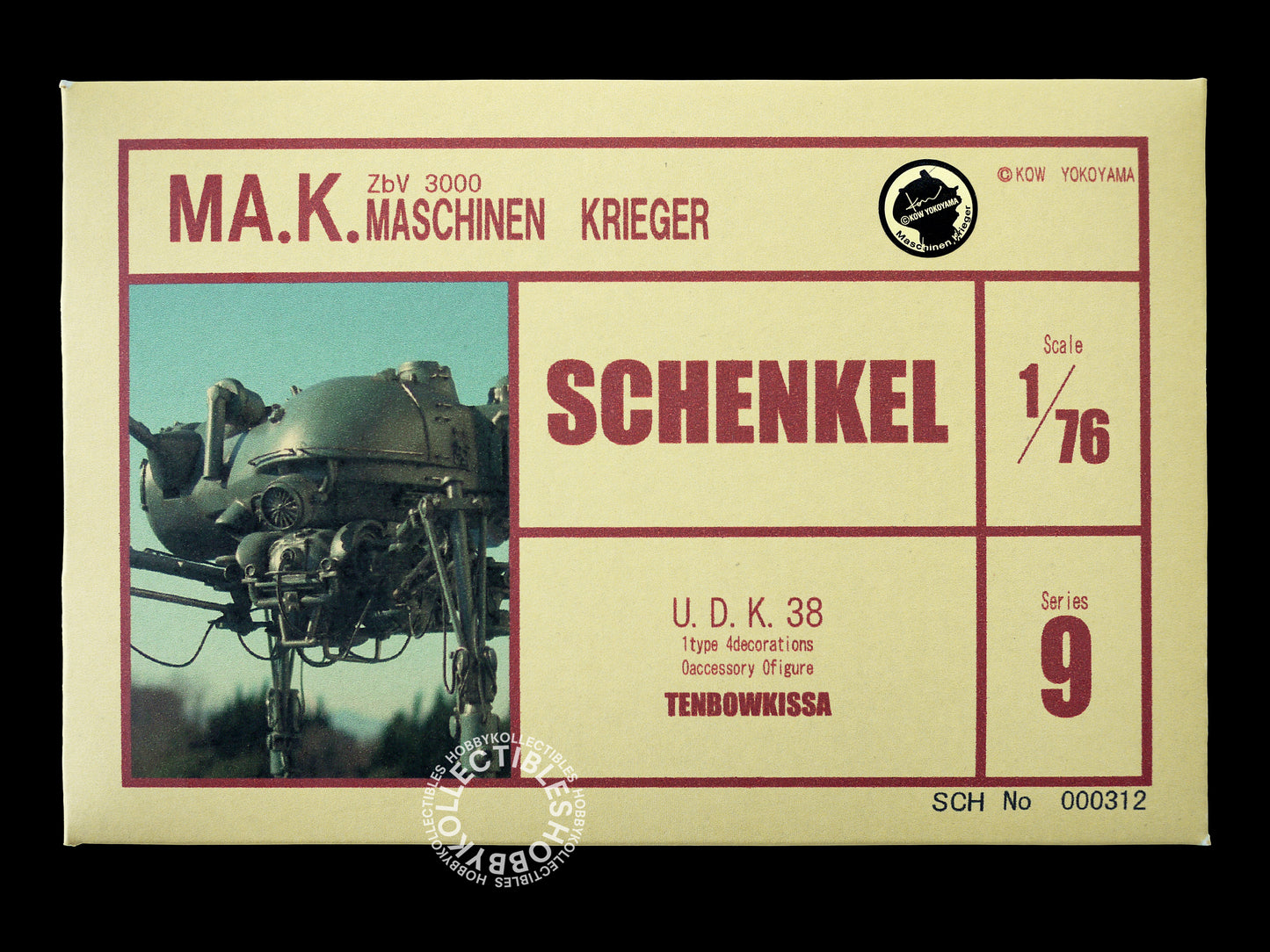 Ma.K Tenbowkissa SF3D 1/76 Schenkel Mecha Resin Model Kit