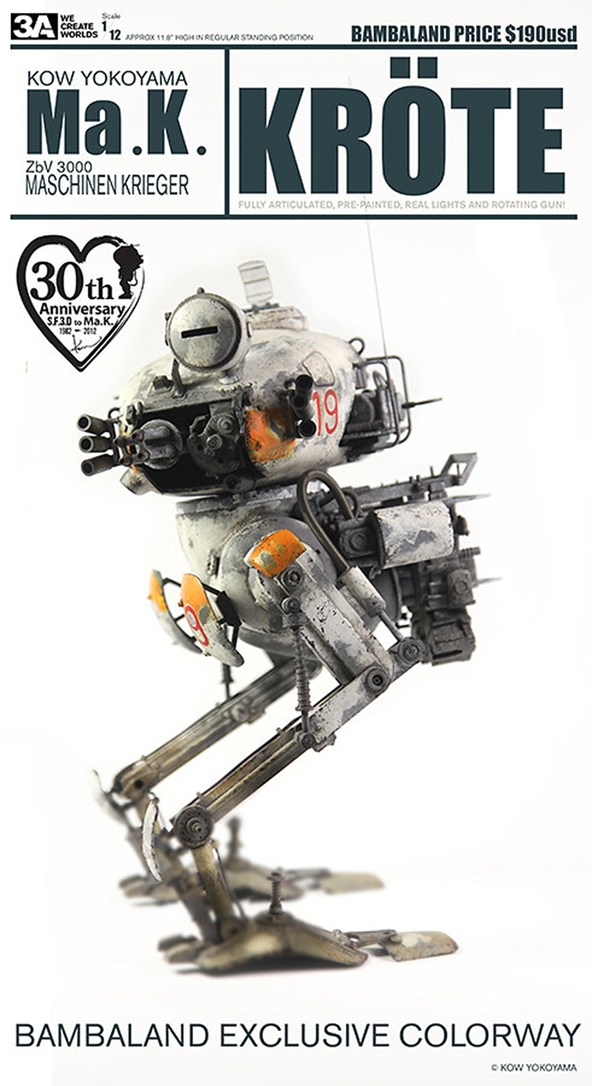 Ma.K threeA SF3D 1/12 Krote TW-47 Bambaland V. Factory Sealed
