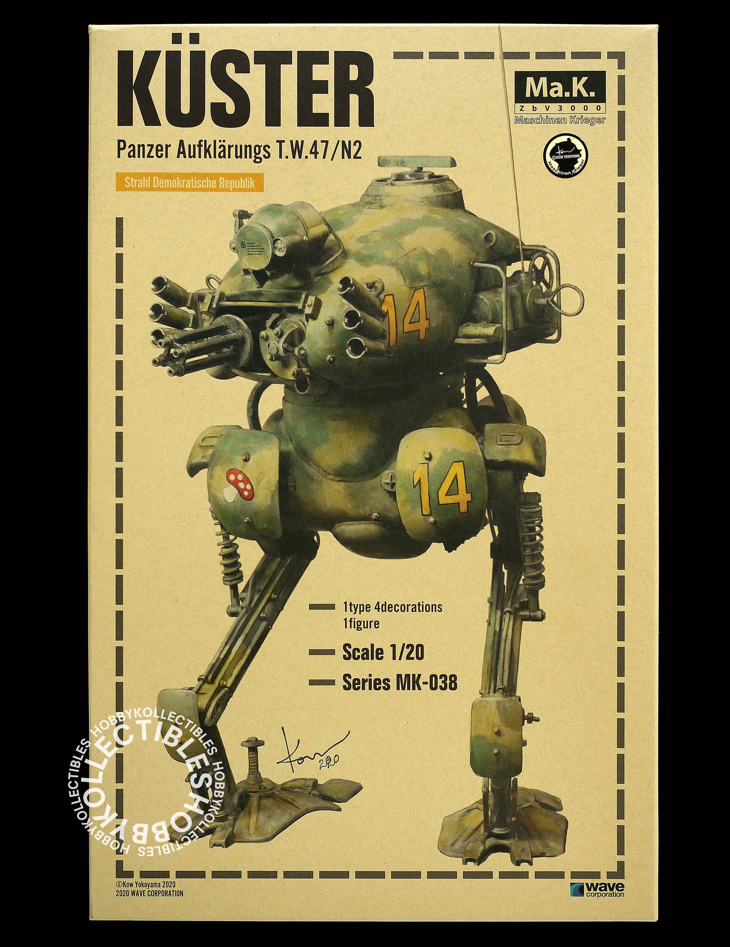 Ma.K Wave SF3D Mecha 1/20 Küster TW47/N2 Model Kit