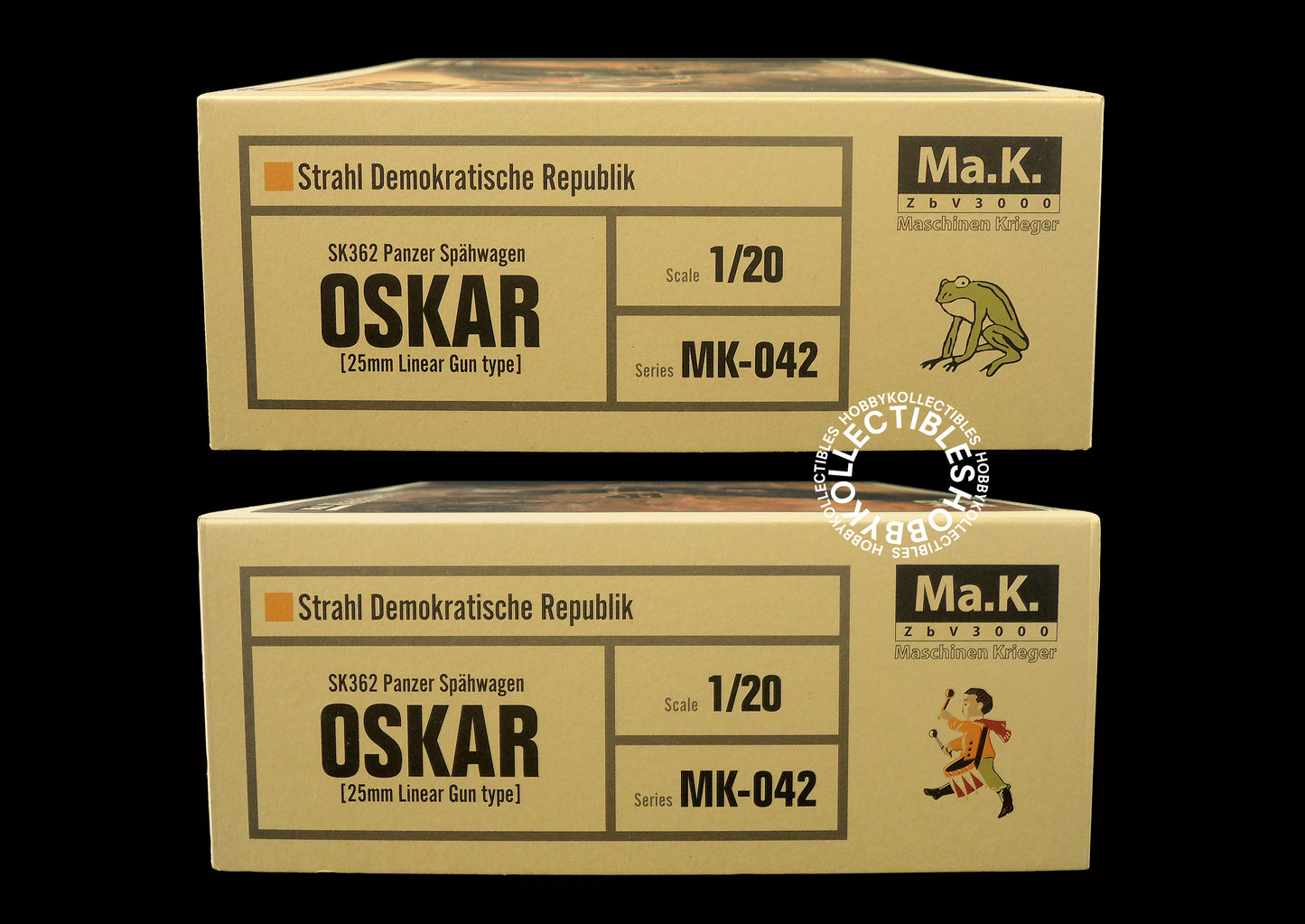 Ma.K Wave SF3D 1/20 Oskar 25mm Linear Gun Model Kit