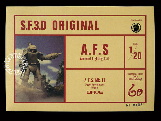 Ma.K Wave SF3D 1/20 AFS Special Ed. Kow's 60th Birthday Model Kit