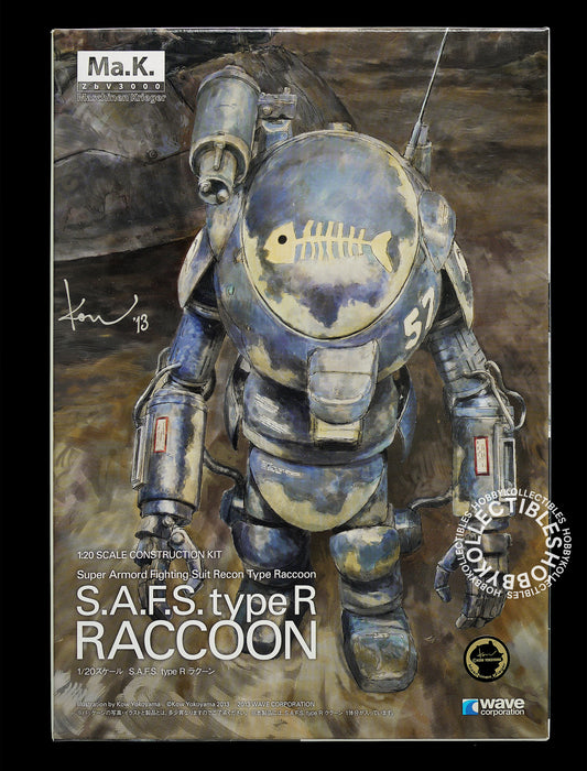 Ma.K Wave SF3D 1/20 Mecha SAFS Raccoon Model Kit