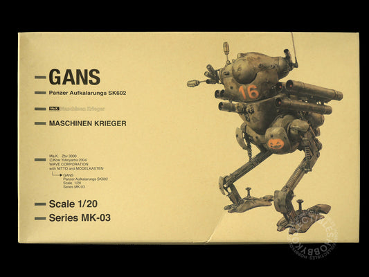 Ma.K Wave SF3D 1/20 Mecha Land Gans SK602 1st Edition