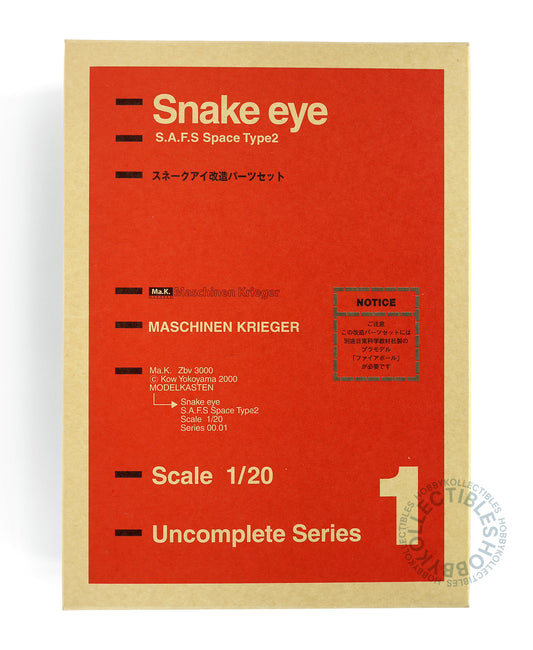 Ma.K Modelkasten SF3D Vintage #01 1/20 Snake Eye Resin Trans-Kit