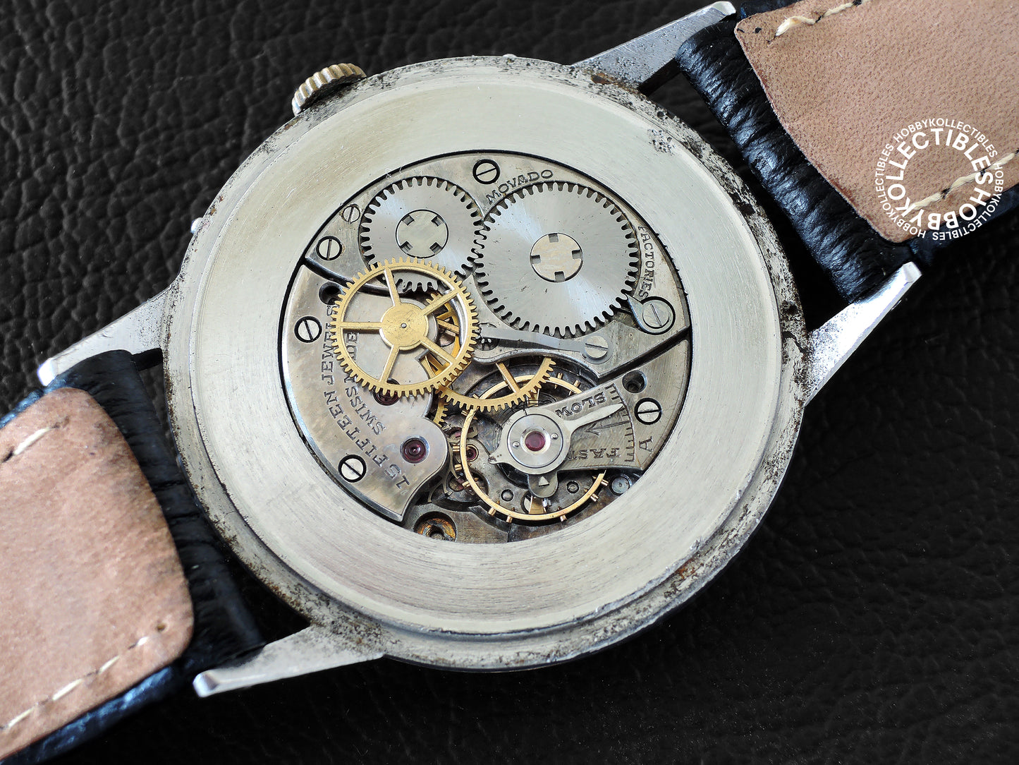 Swiss Vintage Movado Calendograf Triple Calendar Wrist Watch