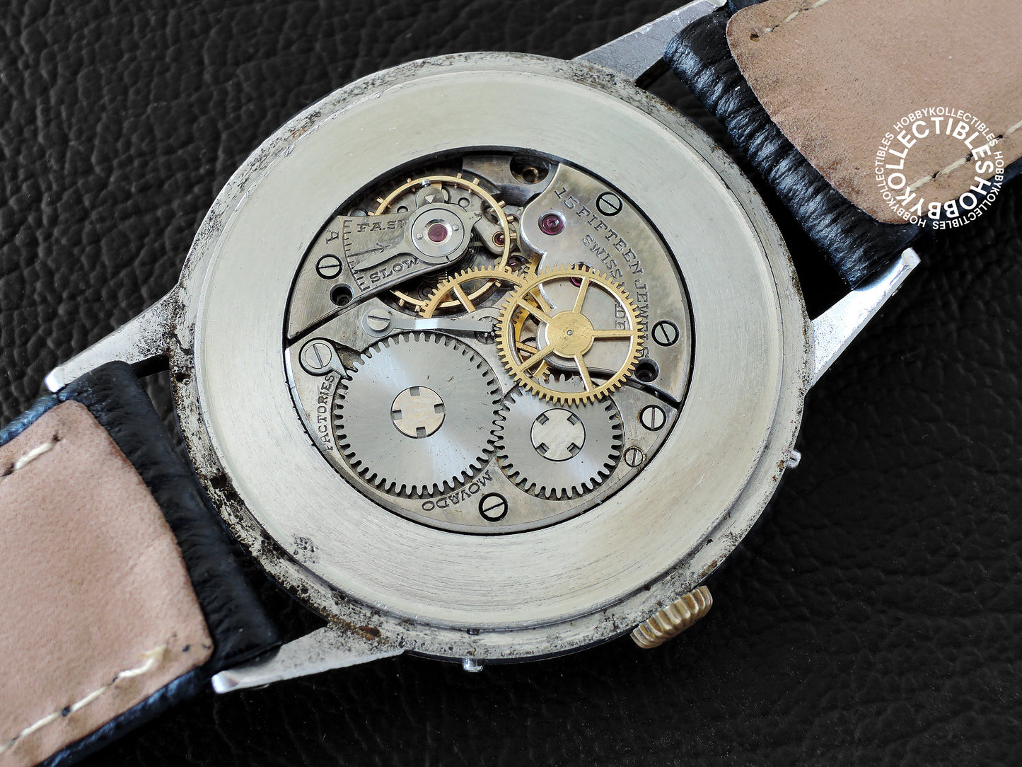 Swiss Vintage Movado Calendograf Triple Calendar Wrist Watch