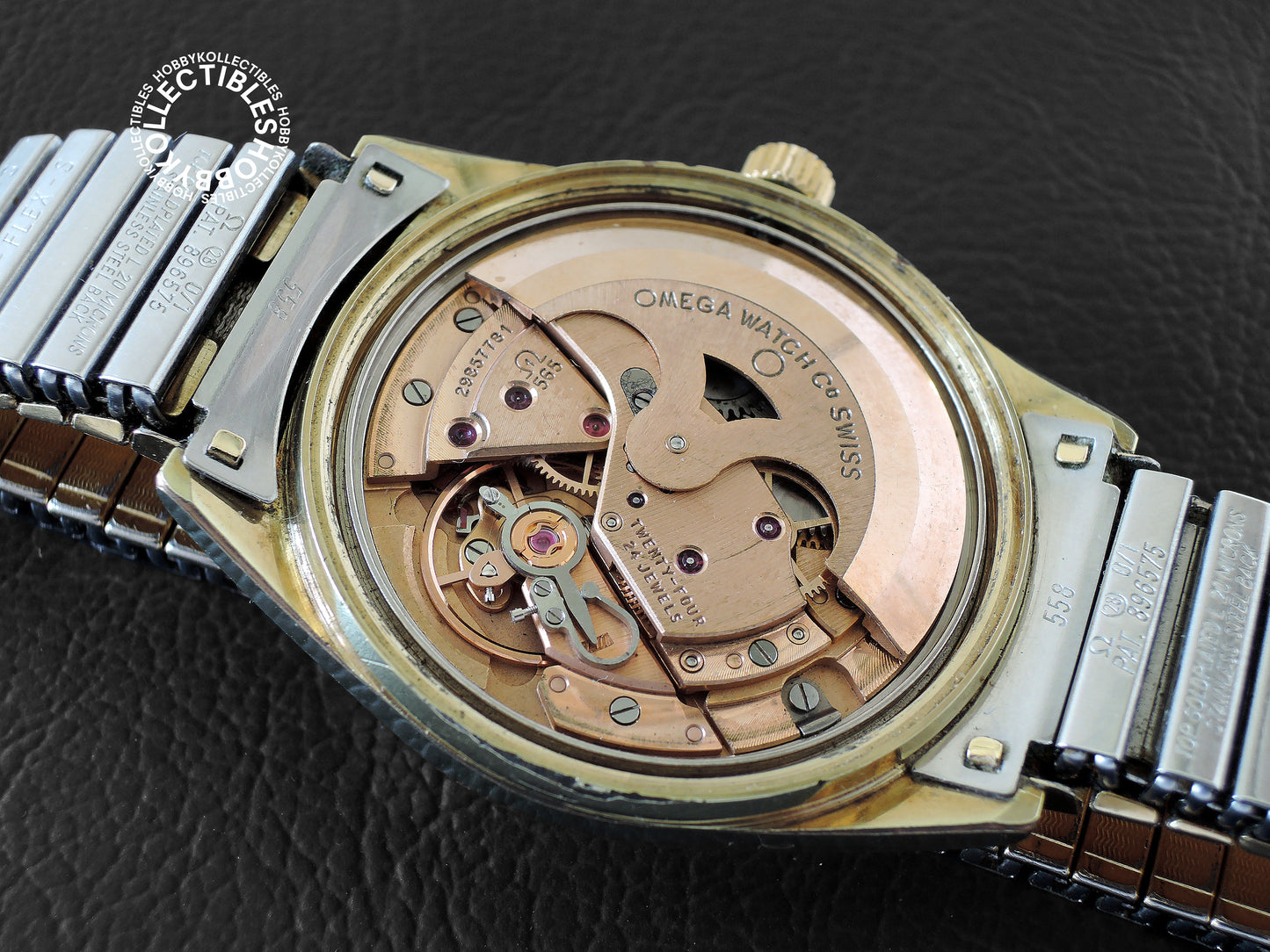 Omega Vintage Gold Plated Automatic Date Wrist Watch