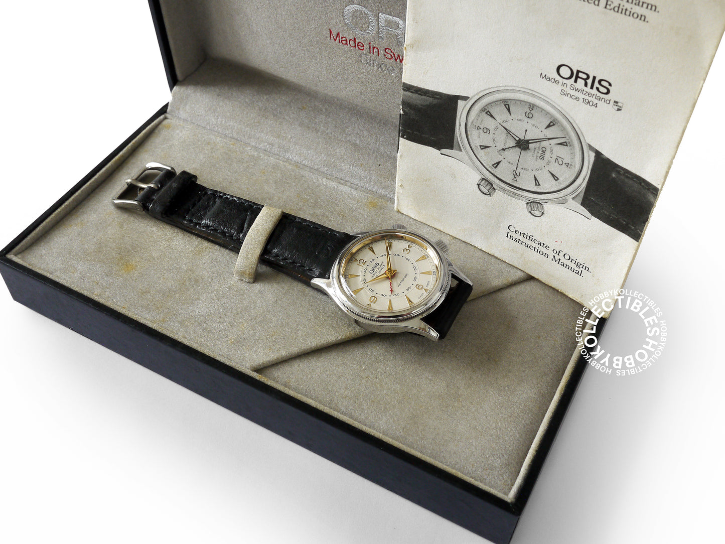 Swiss Oris Alarm Stainless Steel Wrist Watch Limited Edition