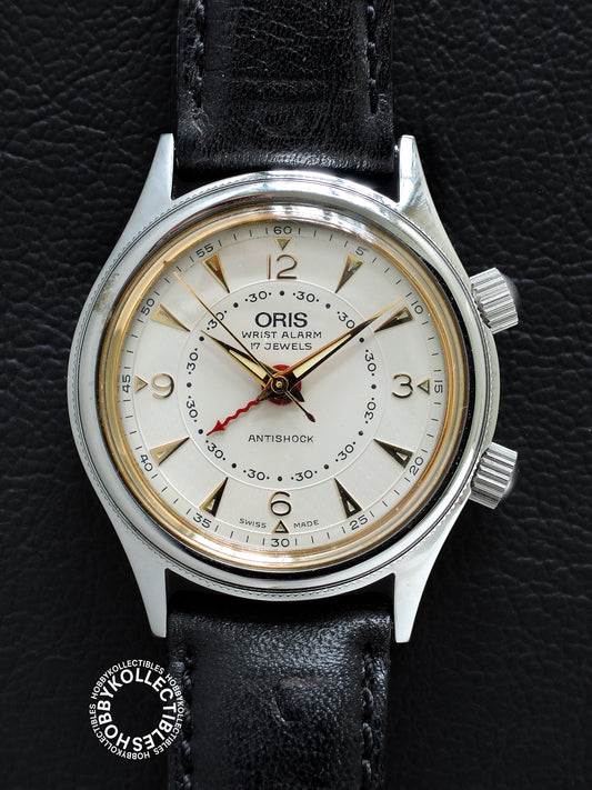 Swiss Oris Alarm Stainless Steel Wrist Watch Limited Edition