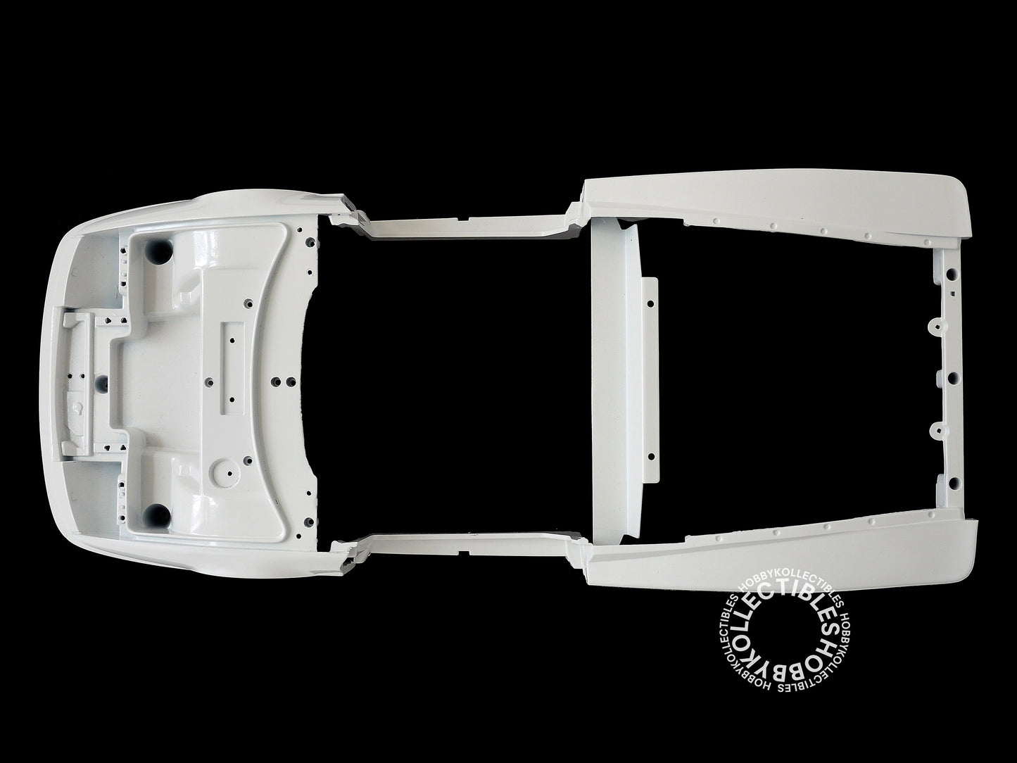 Pocher Rivarossi 1/8 Ferrari Testarossa Spider Metal Body K52 White Color Plastic Model Kit