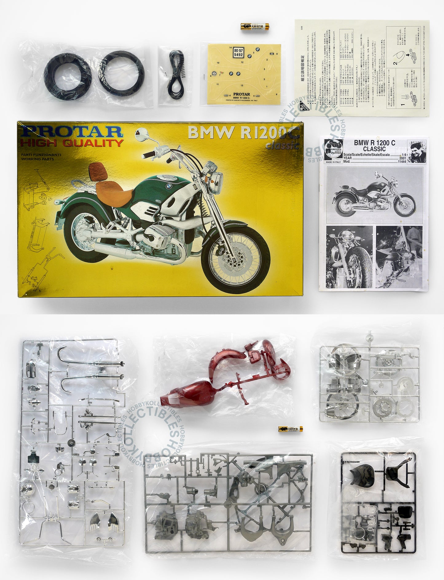 Protar 1/9 BMW R1200C Classic #11444 Motorcycle Model Kit