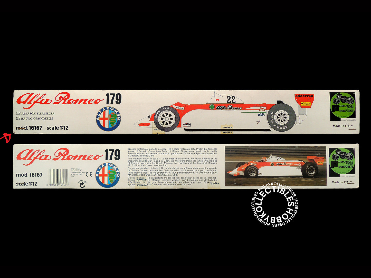 Protar Vintage 1/12 Alfa Romeo 179 F1 Mod. 16167 Model Kit