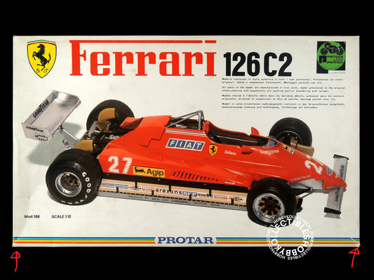 Protar Vintage 1/12 Ferrari 126 C2 F1 Mod.188 Model Kit