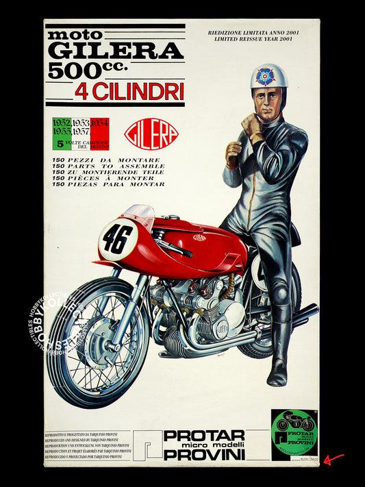 Protar 1/9 Gilera 500cc Motorcycle Limited Edition 11341 Model Kit