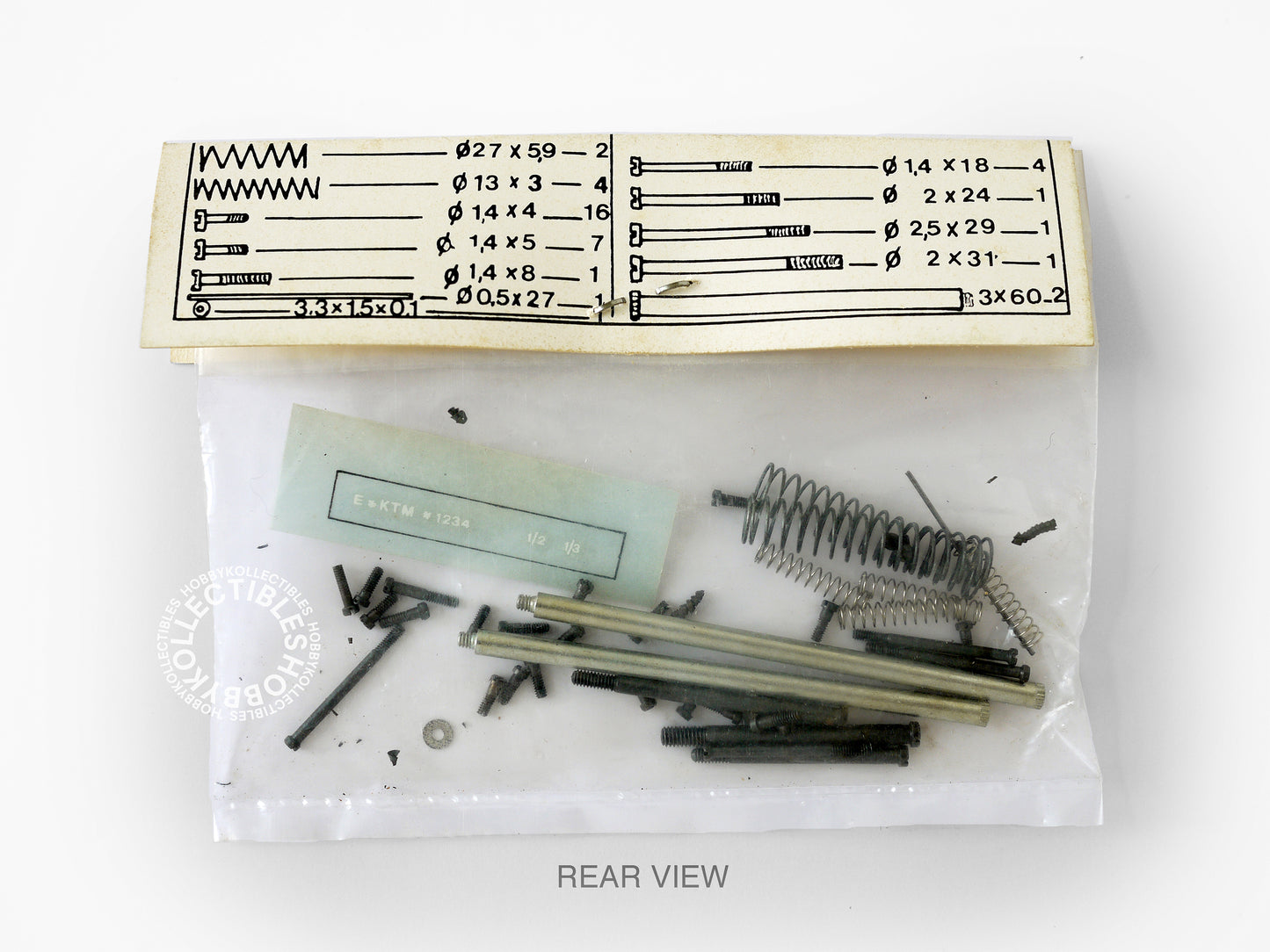 Protar 1/9 KTM "K" Cross 250cc #142 Motorcycle Plastic Model Kit