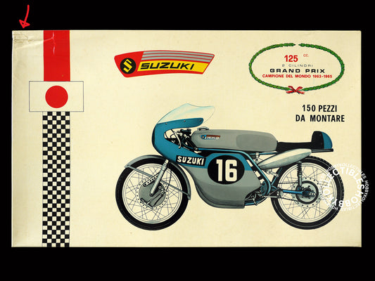 Protar Vintage 1/9 Suzuki 125cc Mod. 112 Motorcycle Model Kit