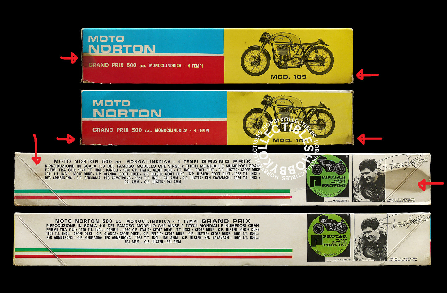 Protar 1/9 Vintage Norton 500cc Mod.109 Motorcycle Model kit