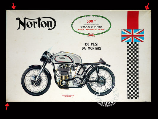 Protar 1/9 Vintage Norton 500cc Mod.109 Motorcycle Model kit