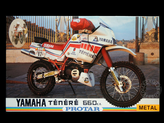 Protar Vintage 1/9 Yamaha Ténéré Motorcycle Metal Frame Model Kit