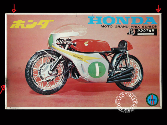 Fuji 1/9 Moto Honda 250 cc 6 Cilindri Motorcycle Rebox of Protar MISSING PARTS