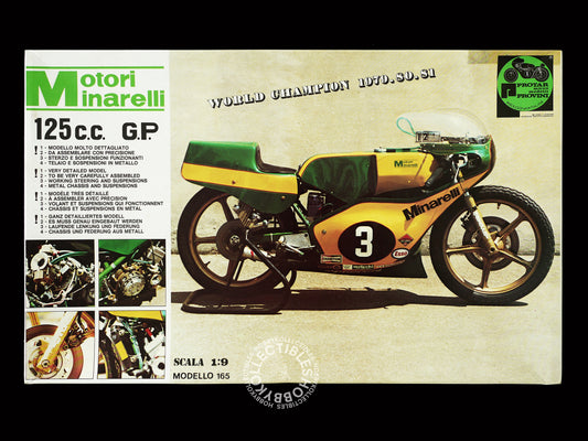 Protar 1/9 Motori Minarelli 125cc GP Mod.165 Motorcycle Model Kit