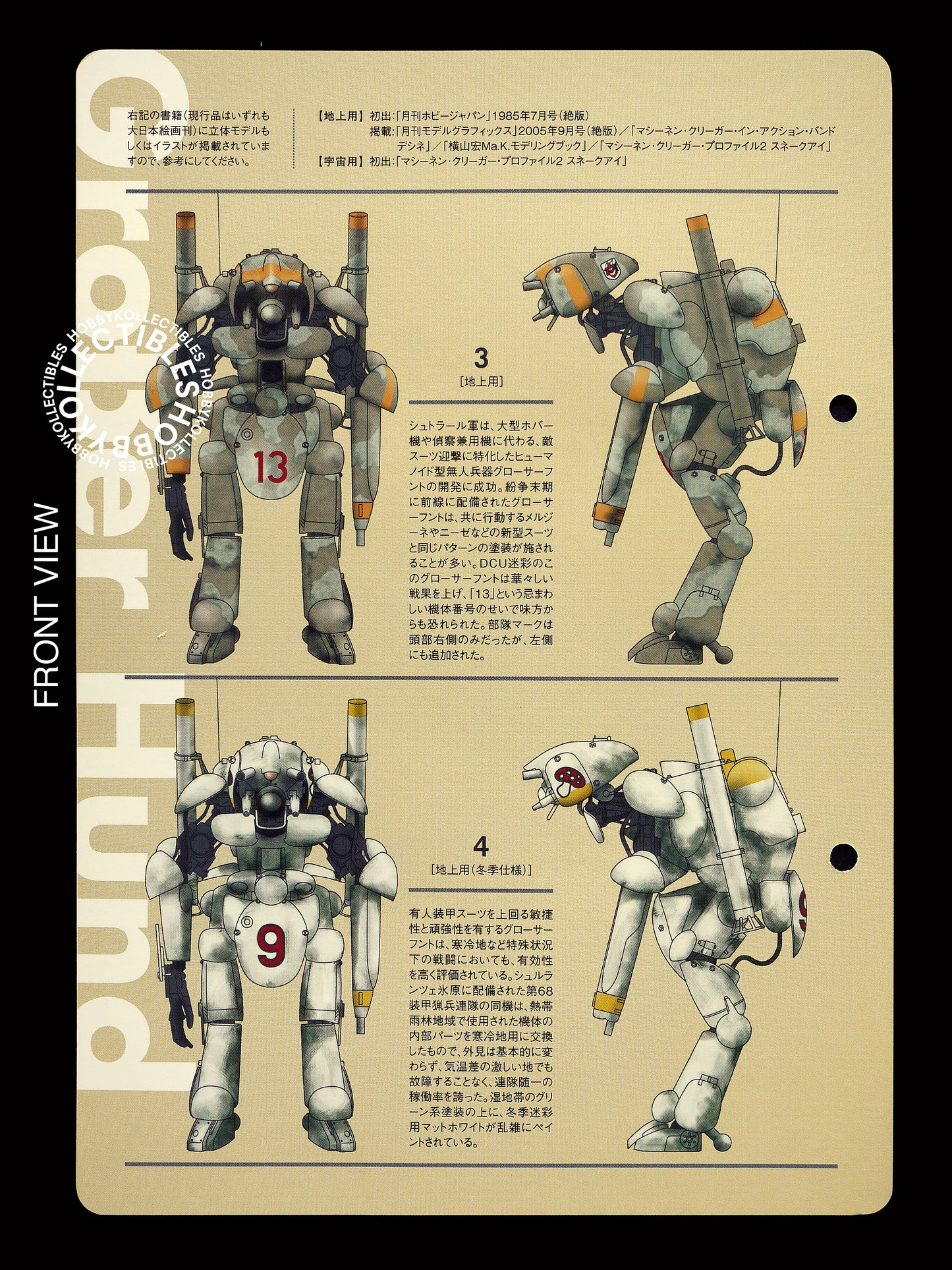 Ma.K Rainbow Egg SF3D 1/20 Grober Hund Altair Resin Model Kit