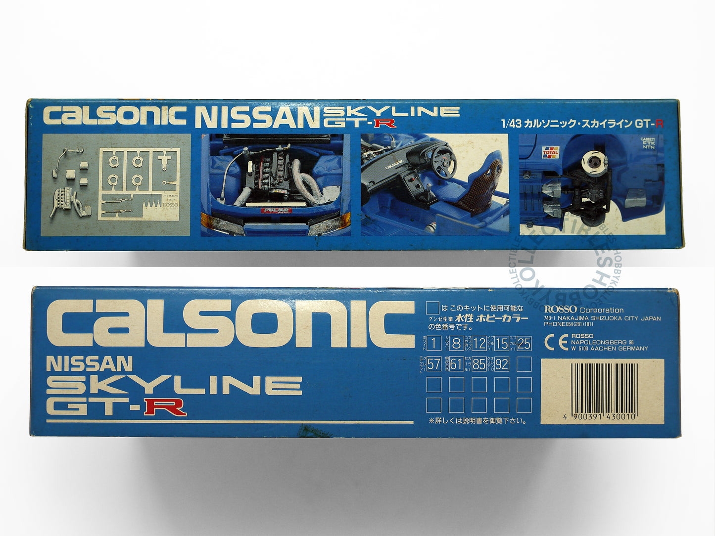 Rosso Vintage 1/43 Calsonic Nissan Skyline GTR Model Kit