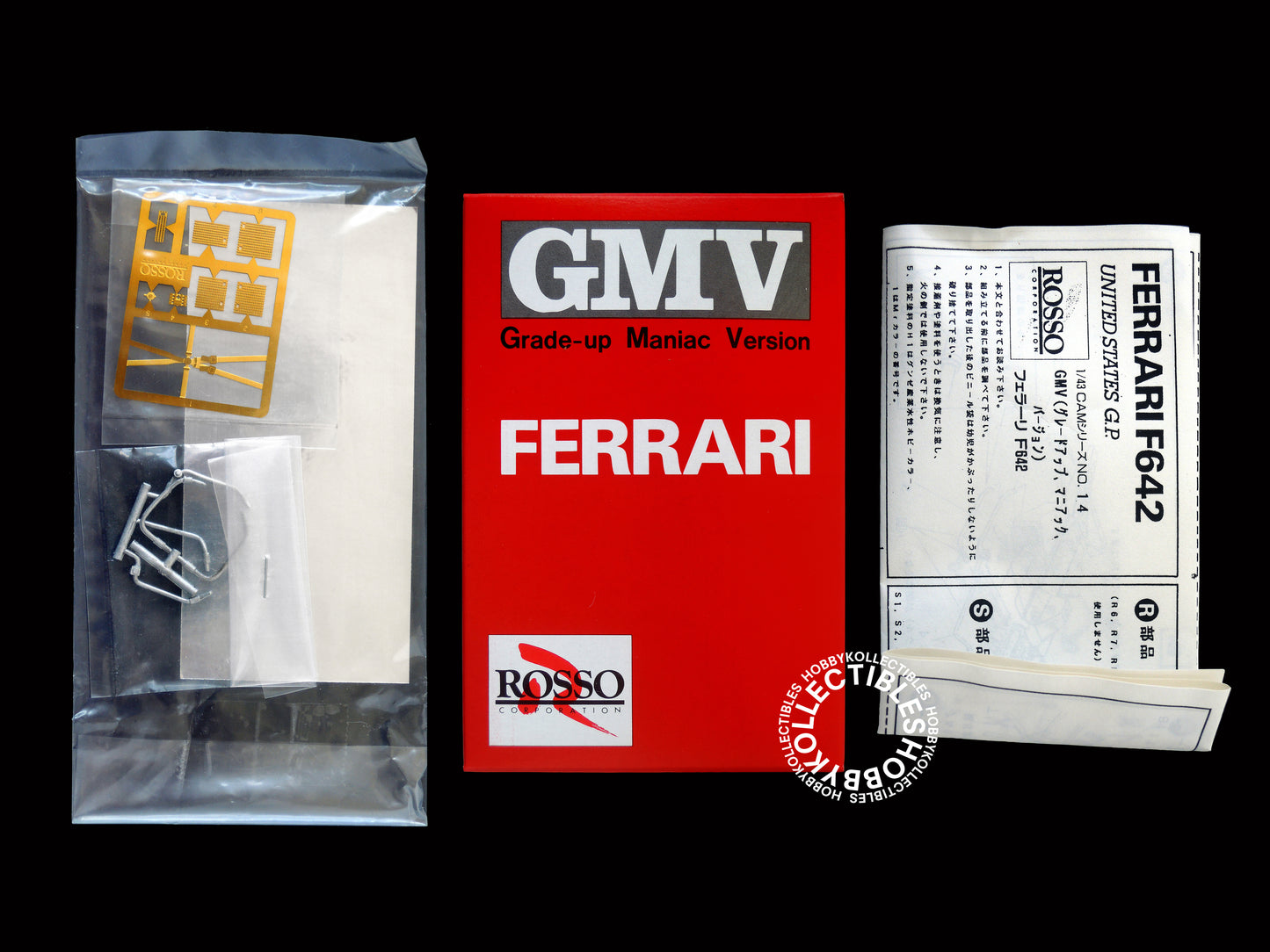 Rosso Vintage 1/43 F1 Ferrari F642 Grade up Maniac V. Model Kit