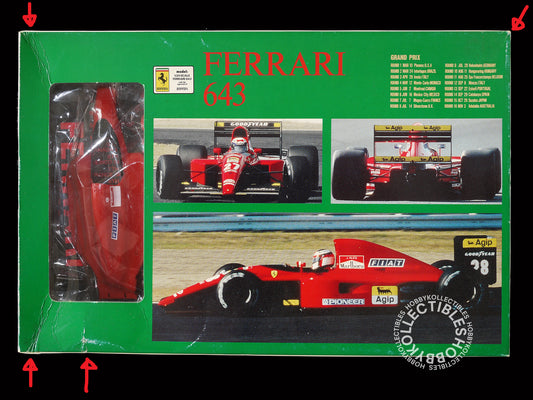 Rosso Vintage 1/24 Ferrari F643 F1 Grade-Up Painted V. Model Kit