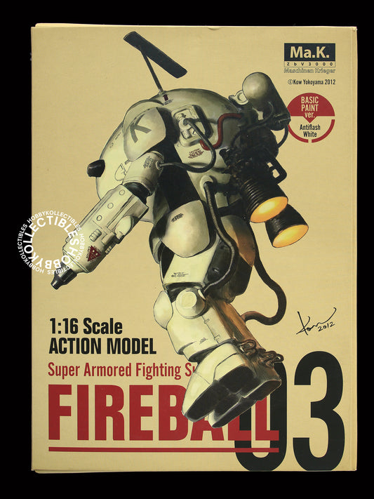 Ma.K Sentinel SF3D #03 1/16 SAFS FireBall Basic Paint Action Figure USED