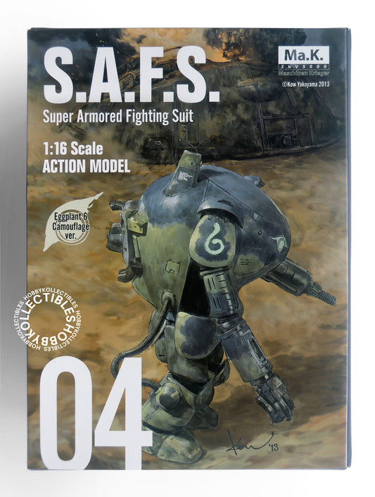 Ma.K Sentinal SF3D #04 1/16 SAFS Camouflage Action Figure Factory Sealed